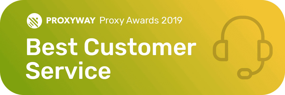 best customer service award 2019