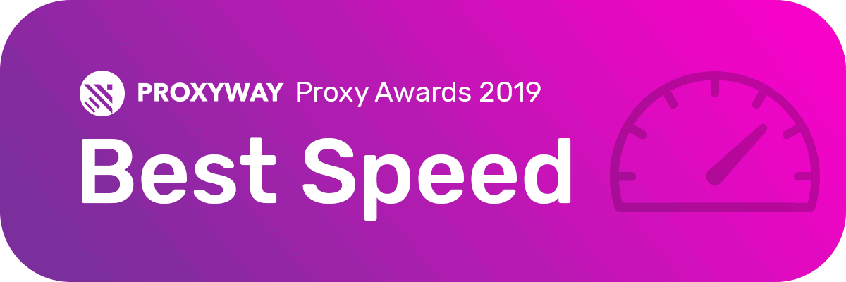 best speed award 2019