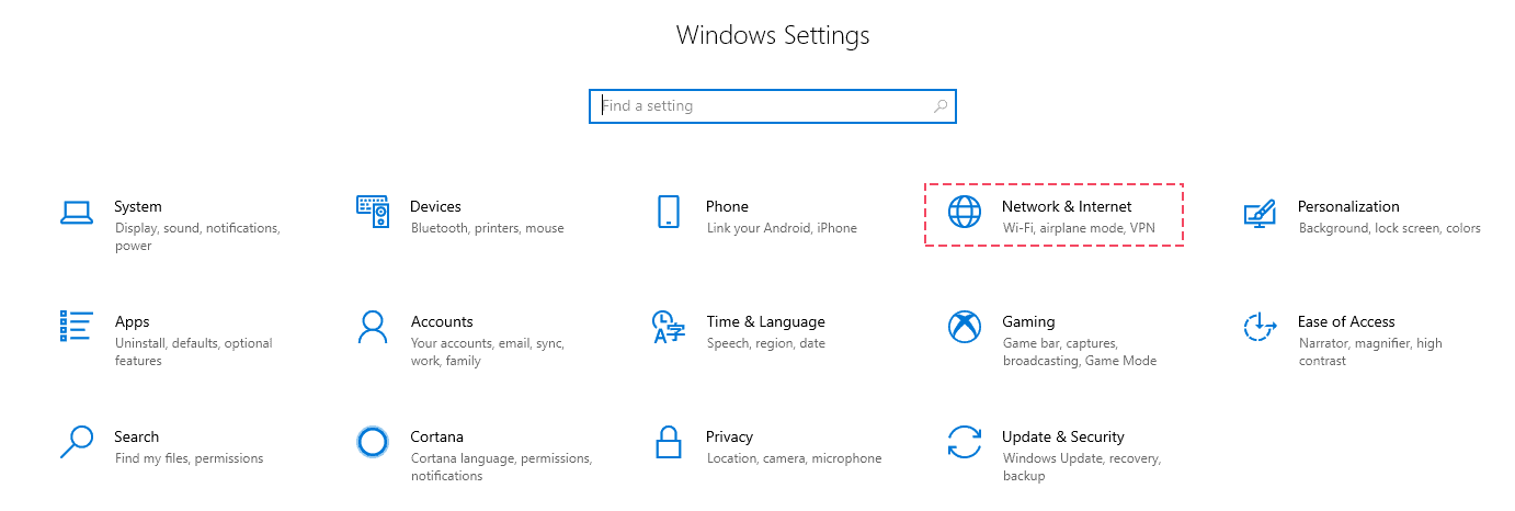 How To Set Up Proxy On Windows 10 Step 2