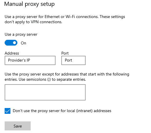 How To Set Proxy Or Change Proxy Settings In Chrome Disabling Windows Step 6