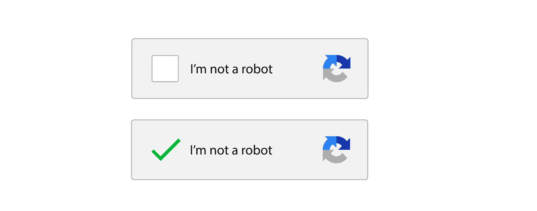 CAPTCHA challenge: I’m not a robot.