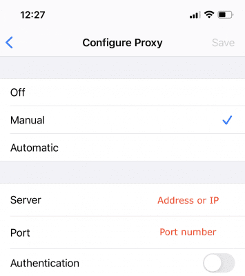 HOW TO CHANGE PROXY ON IPHONE