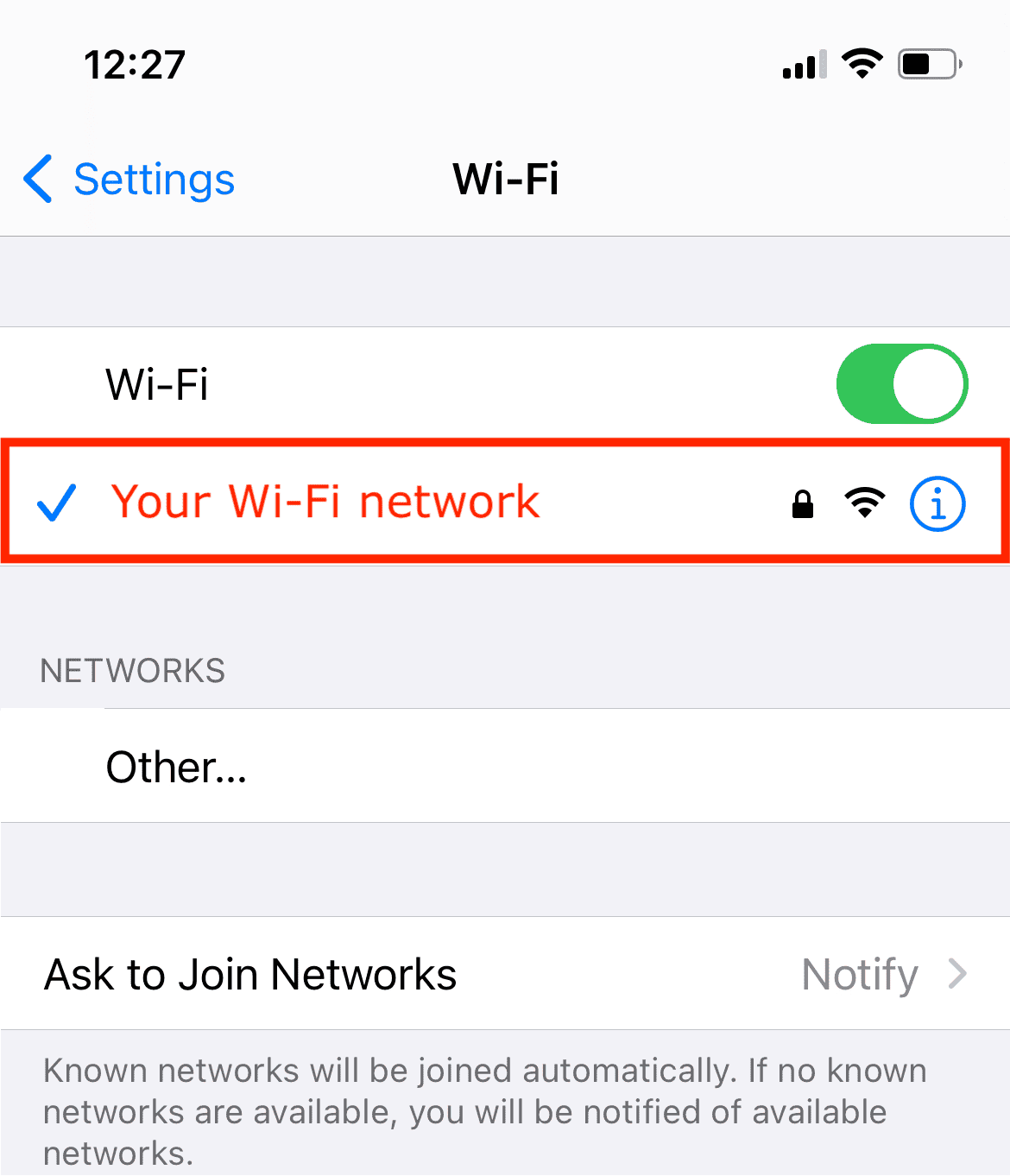 ios wifi preferences