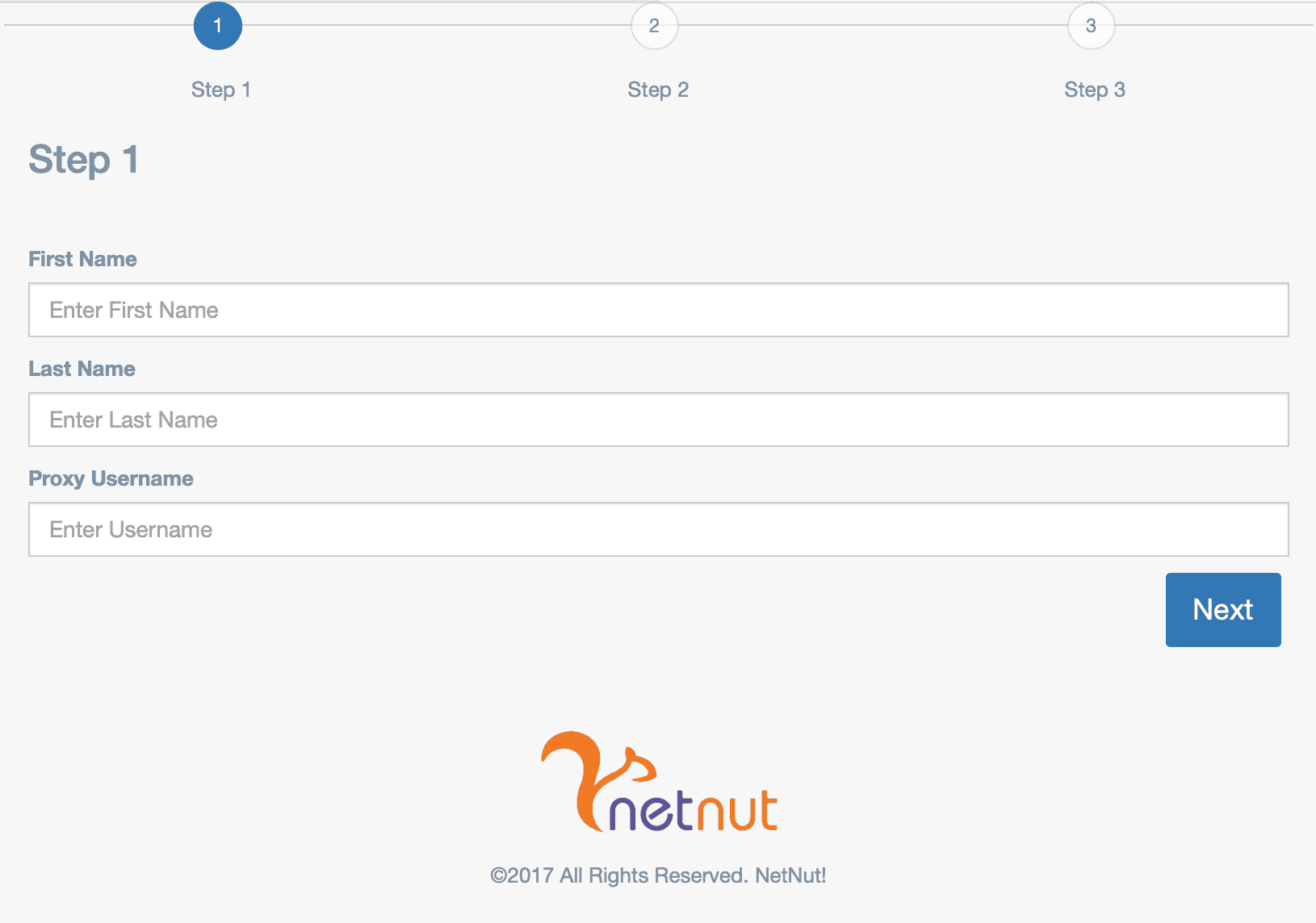 netnut registration form