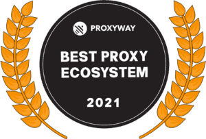 best proxy ecosystem 2021 badge