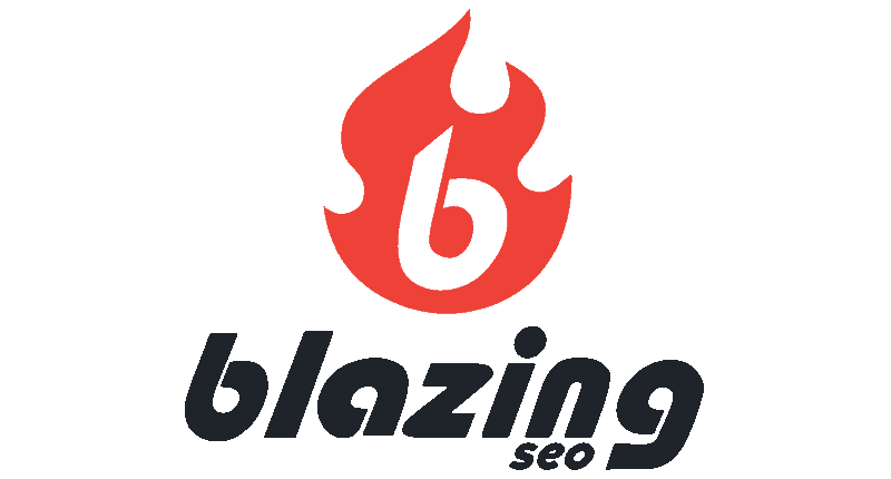 blazing seo logo for news