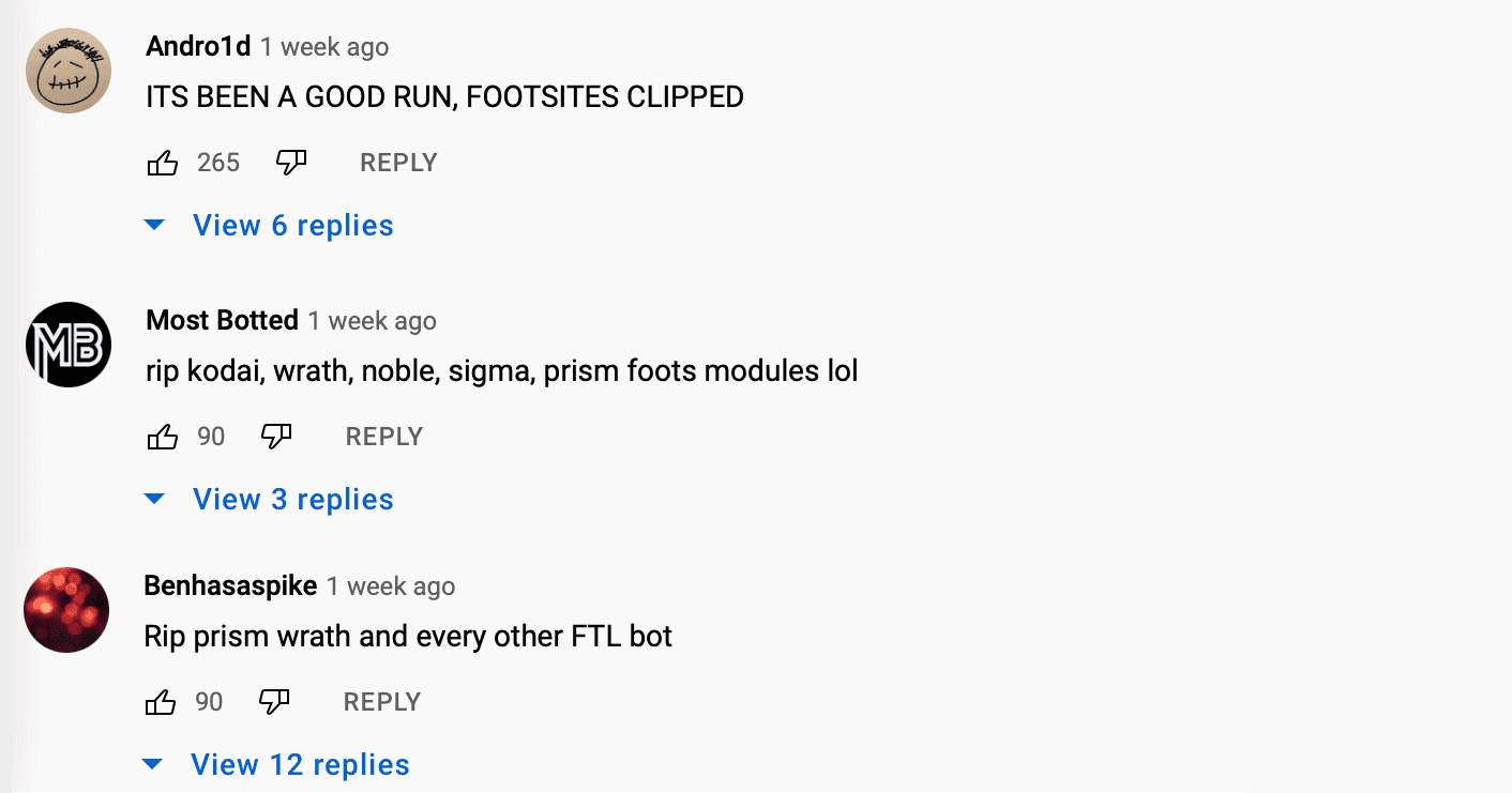 youtube comments on foot locker changes