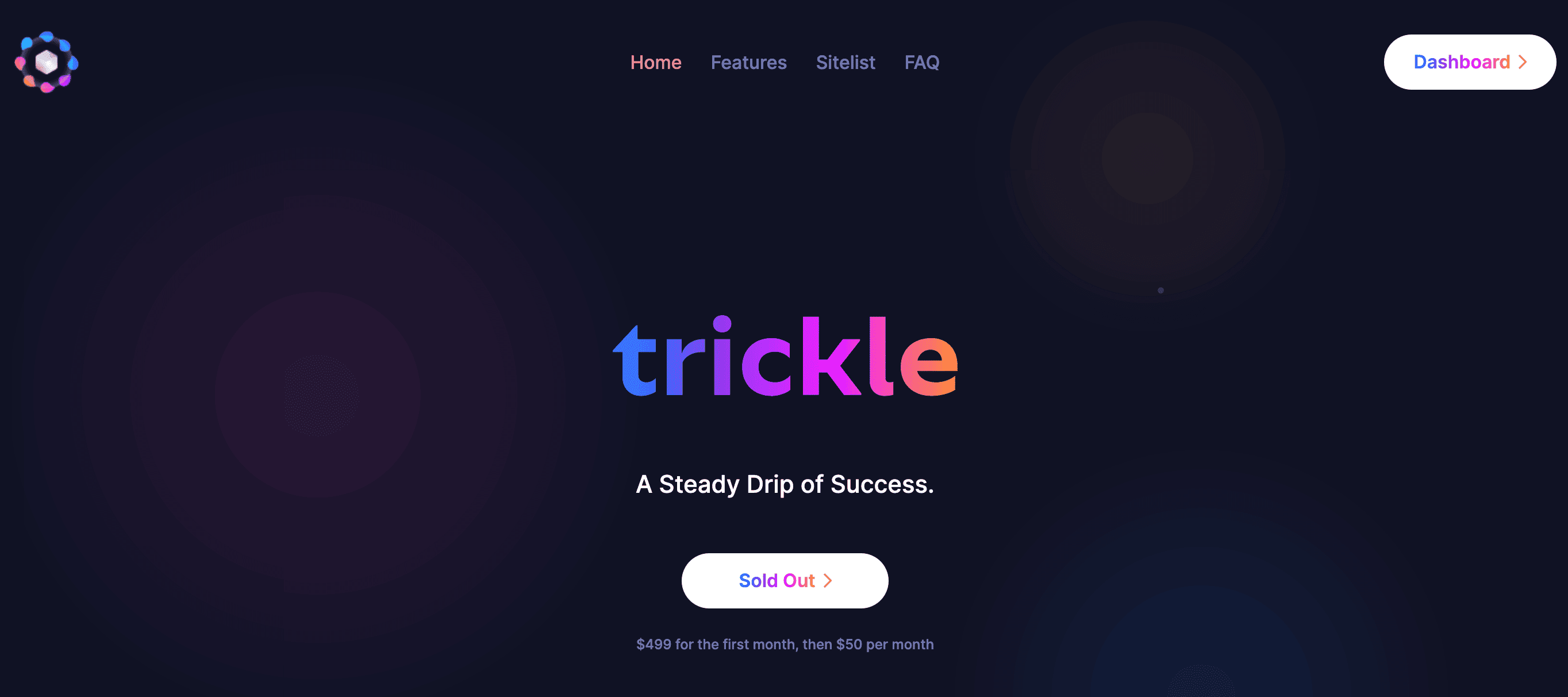 trickle bot's homepage