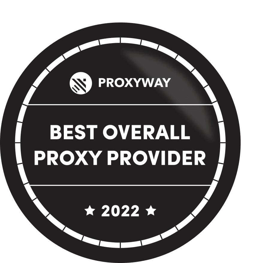 best overall proxy provider award oxylabs