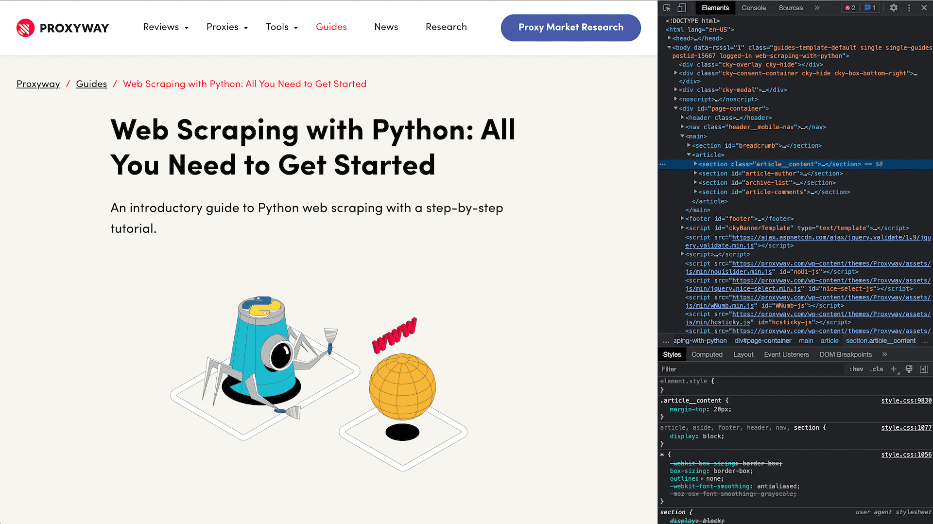 python - Beautiful Soup returning empty html - Stack Overflow