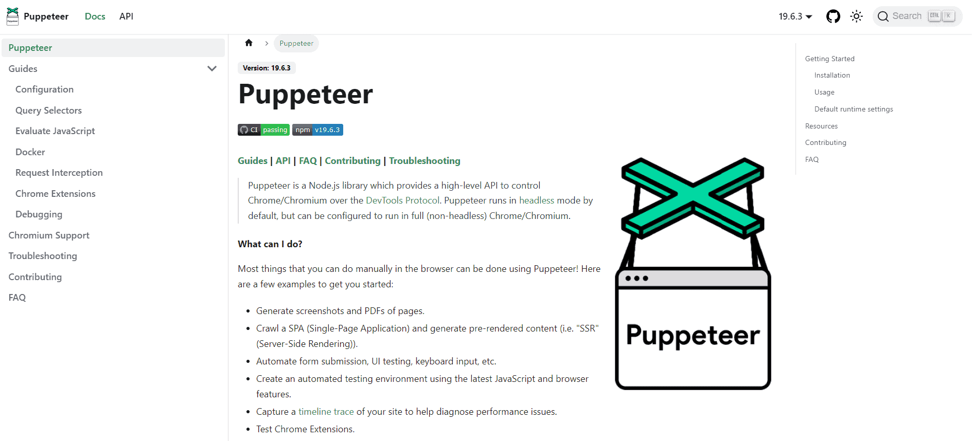 puppeteer-home-page