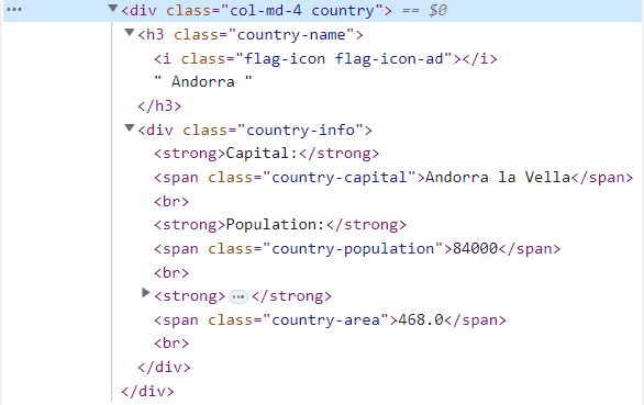 country-div-elements