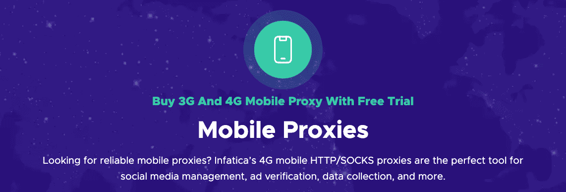 Information about Infatica mobile proxies