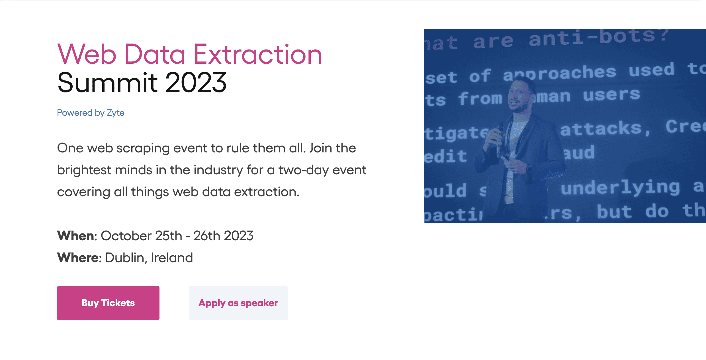 zyte extract summit 2023
