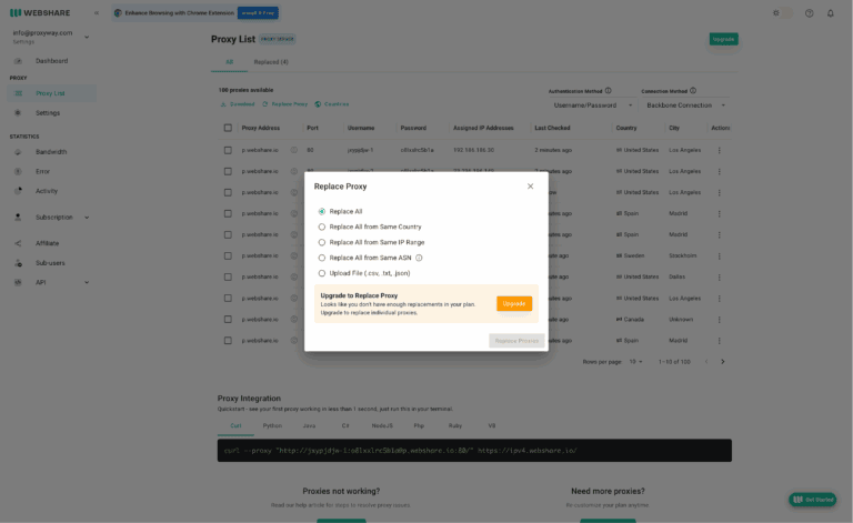 Wayshare Webshare 代理:深入评测和性能测试 - Proxyway
