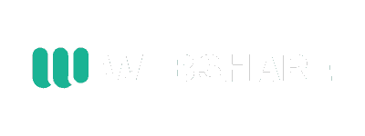 white webshare logo