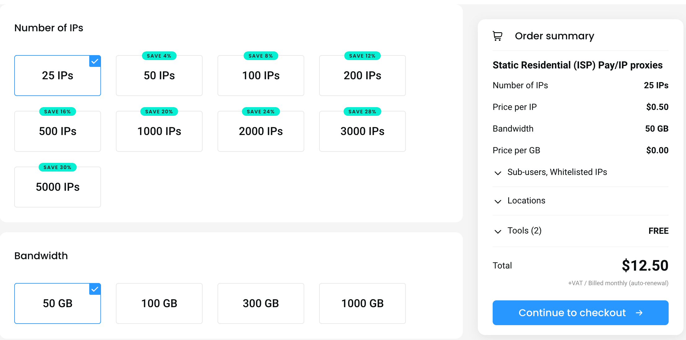 smartproxy isp/ip dash