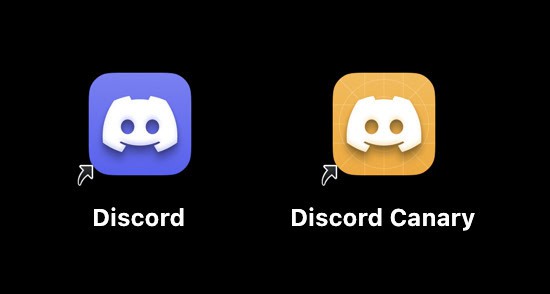 Discord and Discord Canary apps on Mac