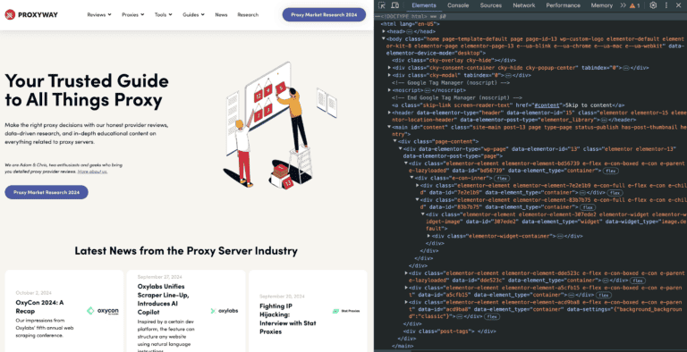 How to Inspect Element on Any Website - Proxyway