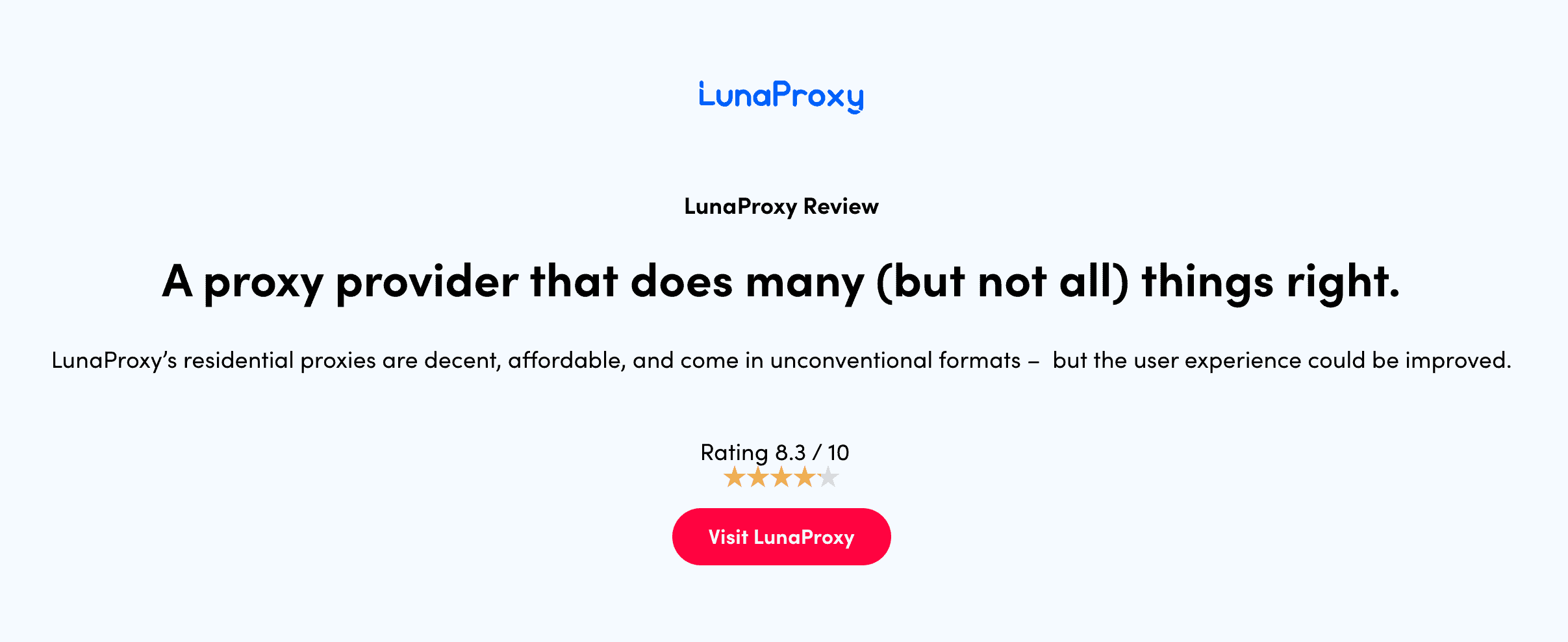 lunaproxy review news