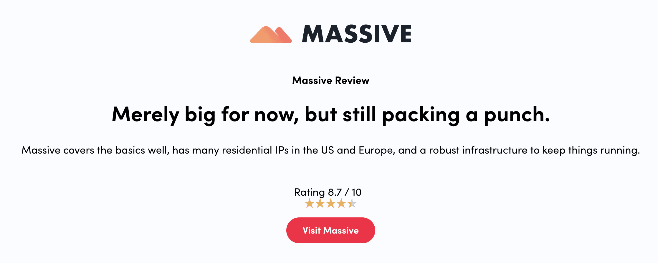 massive review news