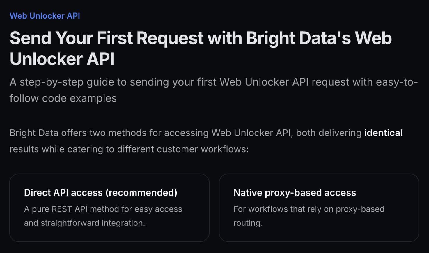 bright data unlocker api integration