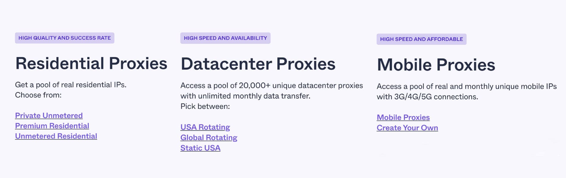 proxyrack proxy networks