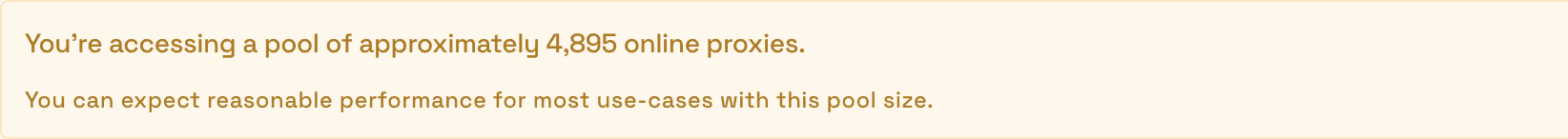 ping proxies pool indicator los angeles