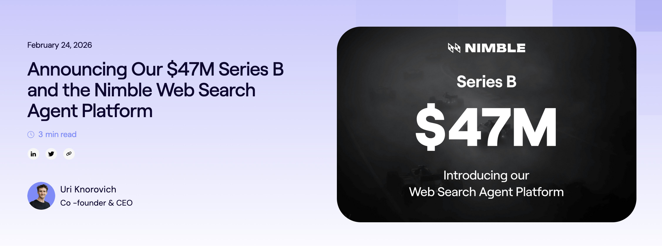 nimble investment news main