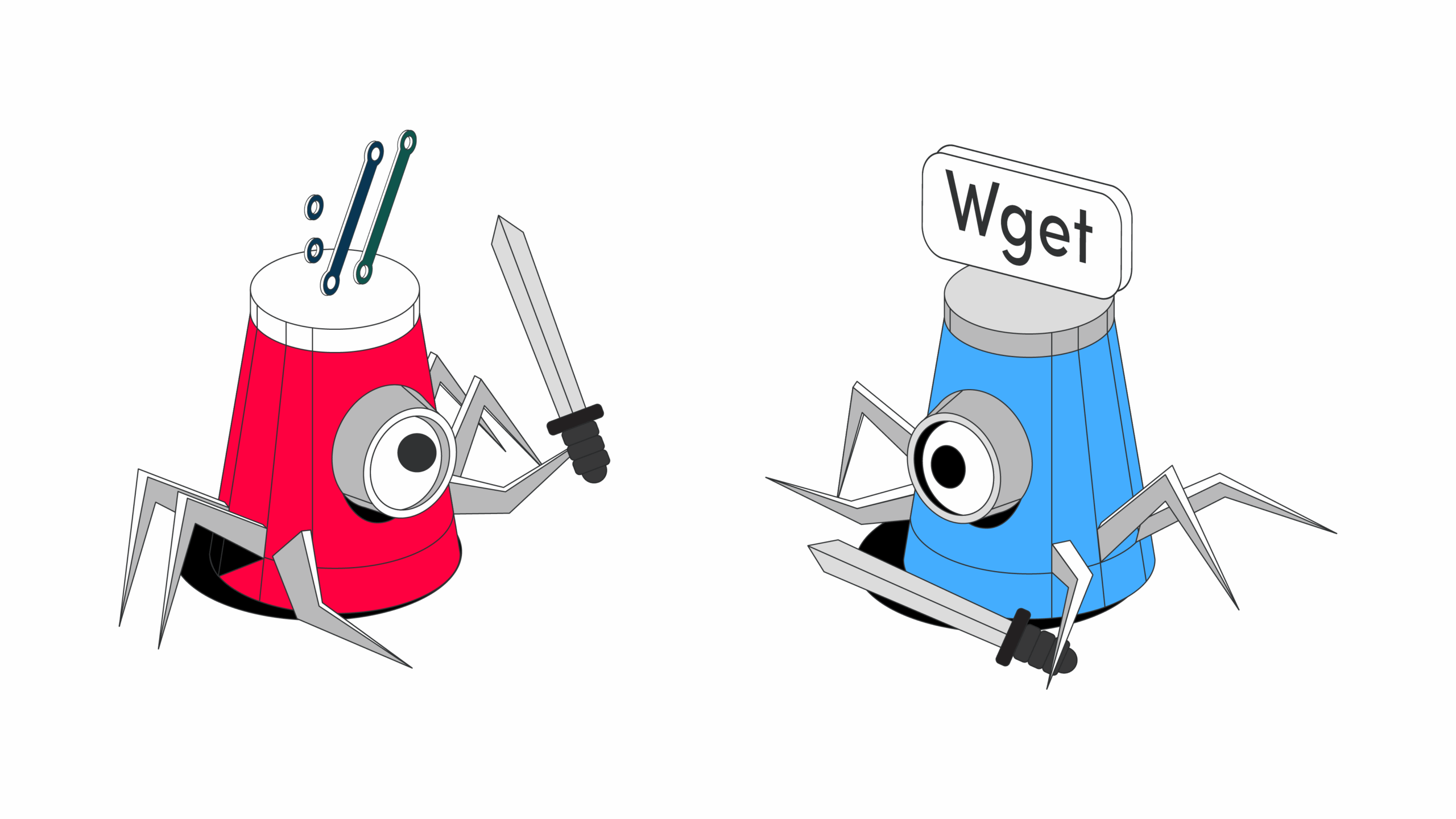 cURL vs Wget banner image